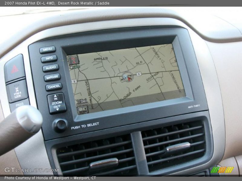 Desert Rock Metallic / Saddle 2007 Honda Pilot EX-L 4WD