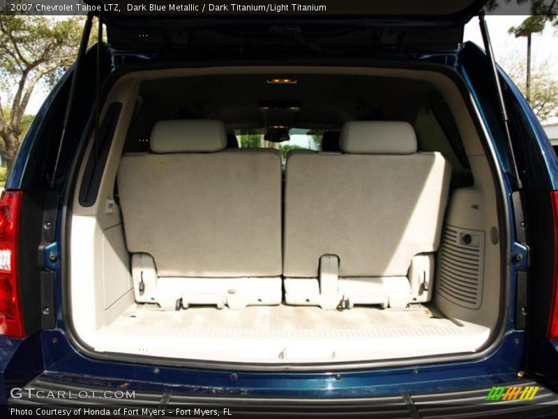 Dark Blue Metallic / Dark Titanium/Light Titanium 2007 Chevrolet Tahoe LTZ