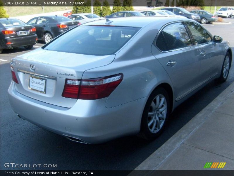 Mercury Metallic / Black 2007 Lexus LS 460 L