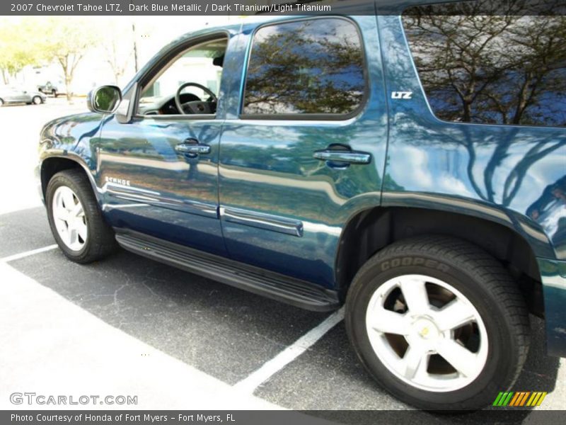 Dark Blue Metallic / Dark Titanium/Light Titanium 2007 Chevrolet Tahoe LTZ