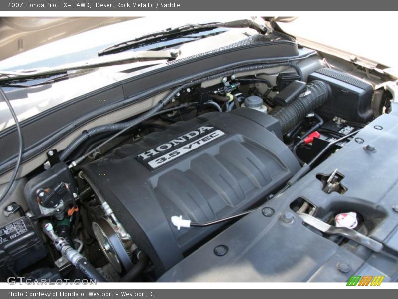 Desert Rock Metallic / Saddle 2007 Honda Pilot EX-L 4WD