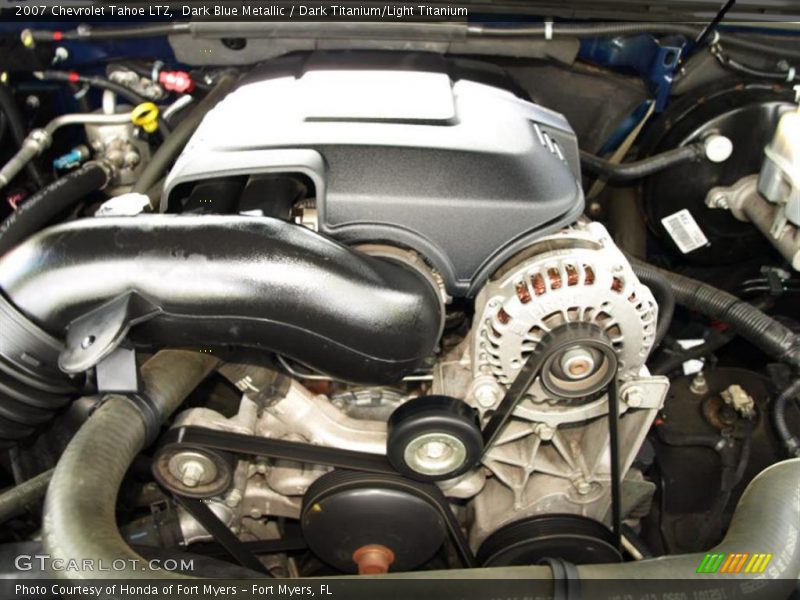 Dark Blue Metallic / Dark Titanium/Light Titanium 2007 Chevrolet Tahoe LTZ