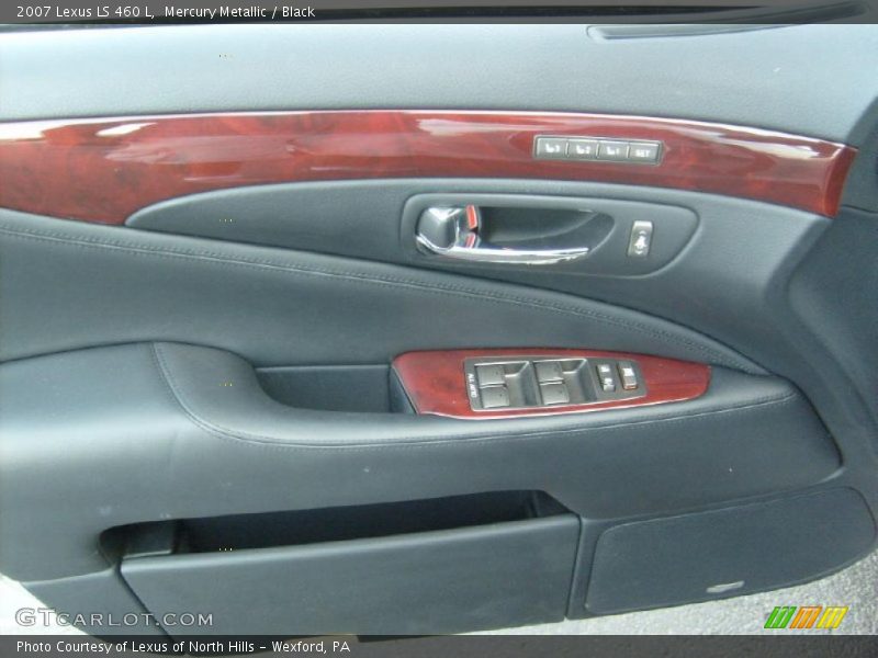 Mercury Metallic / Black 2007 Lexus LS 460 L