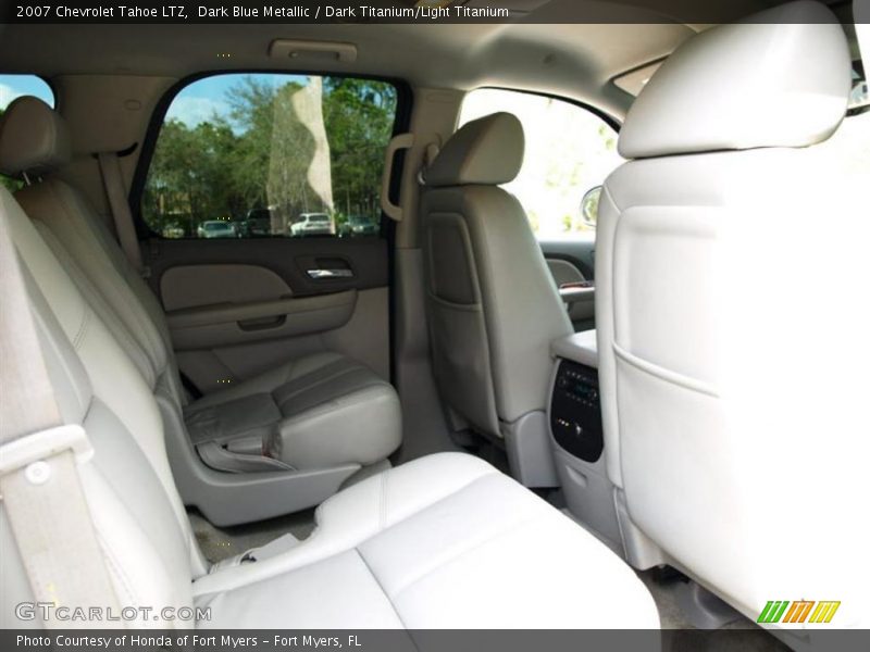 Dark Blue Metallic / Dark Titanium/Light Titanium 2007 Chevrolet Tahoe LTZ