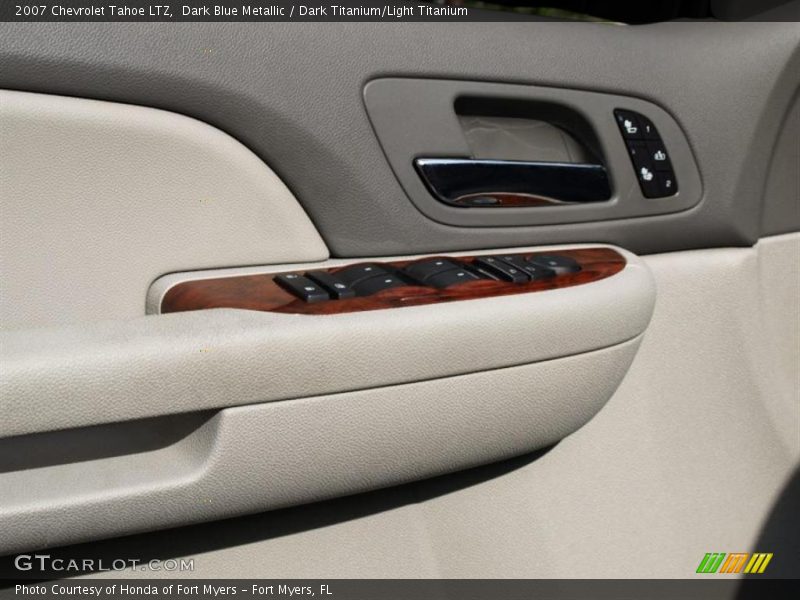 Dark Blue Metallic / Dark Titanium/Light Titanium 2007 Chevrolet Tahoe LTZ