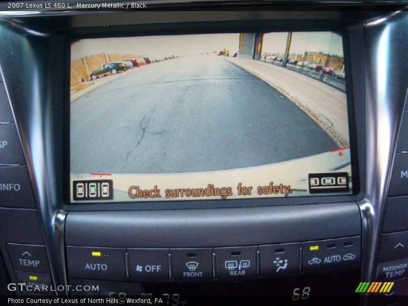 Mercury Metallic / Black 2007 Lexus LS 460 L