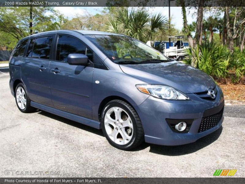 Galaxy Gray / Black 2008 Mazda MAZDA5 Touring
