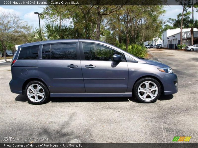 Galaxy Gray / Black 2008 Mazda MAZDA5 Touring