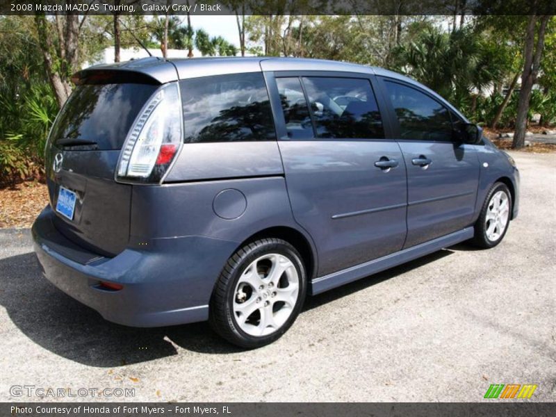 Galaxy Gray / Black 2008 Mazda MAZDA5 Touring