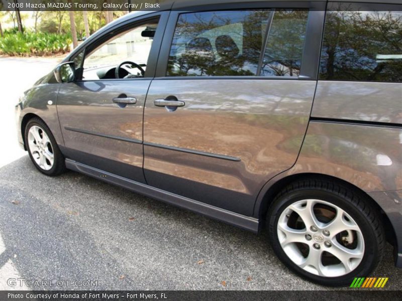 Galaxy Gray / Black 2008 Mazda MAZDA5 Touring