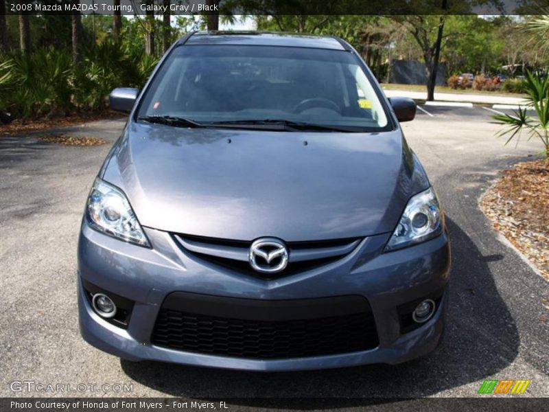 Galaxy Gray / Black 2008 Mazda MAZDA5 Touring