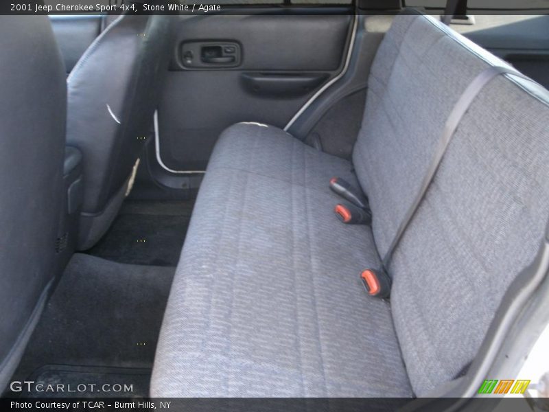 Stone White / Agate 2001 Jeep Cherokee Sport 4x4