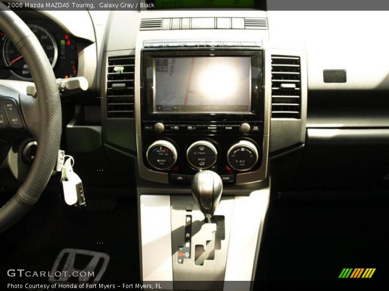 Galaxy Gray / Black 2008 Mazda MAZDA5 Touring