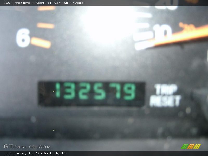 Stone White / Agate 2001 Jeep Cherokee Sport 4x4