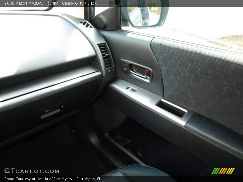 Galaxy Gray / Black 2008 Mazda MAZDA5 Touring
