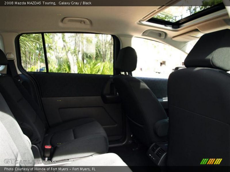 Galaxy Gray / Black 2008 Mazda MAZDA5 Touring