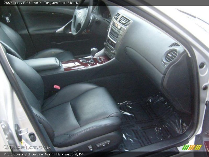 Tungsten Pearl / Black 2007 Lexus IS 250 AWD