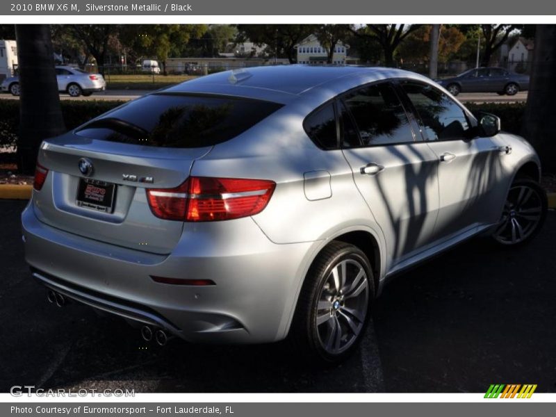 Silverstone Metallic / Black 2010 BMW X6 M