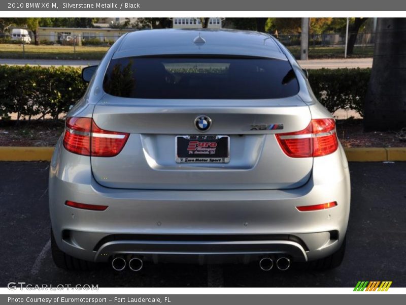 Silverstone Metallic / Black 2010 BMW X6 M
