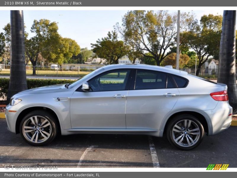 Silverstone Metallic / Black 2010 BMW X6 M