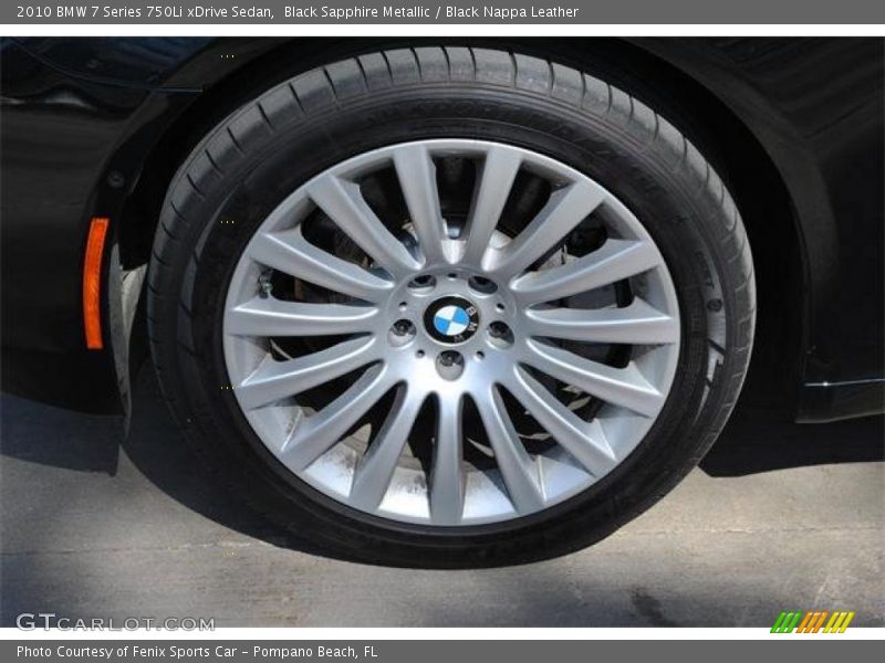 Black Sapphire Metallic / Black Nappa Leather 2010 BMW 7 Series 750Li xDrive Sedan