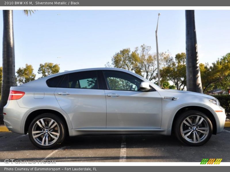 Silverstone Metallic / Black 2010 BMW X6 M
