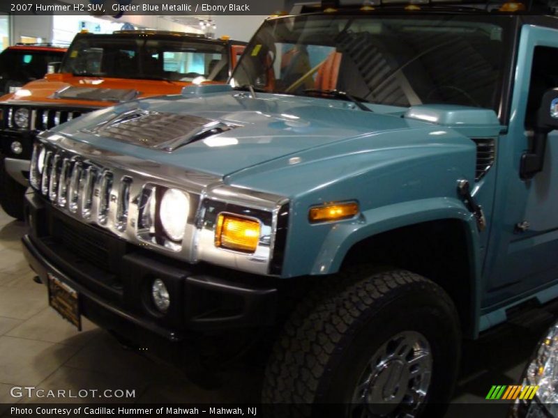Glacier Blue Metallic / Ebony Black 2007 Hummer H2 SUV