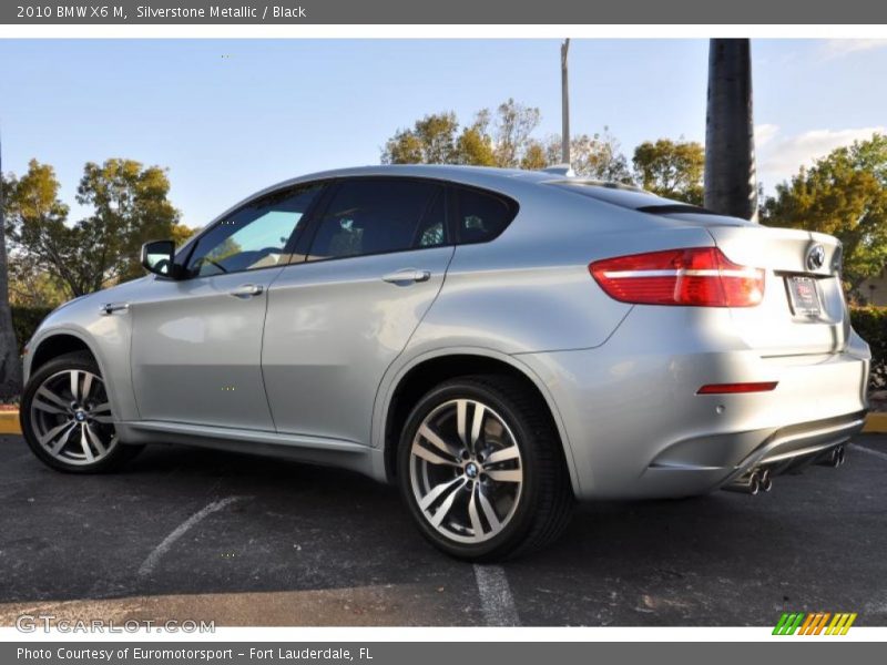 Silverstone Metallic / Black 2010 BMW X6 M