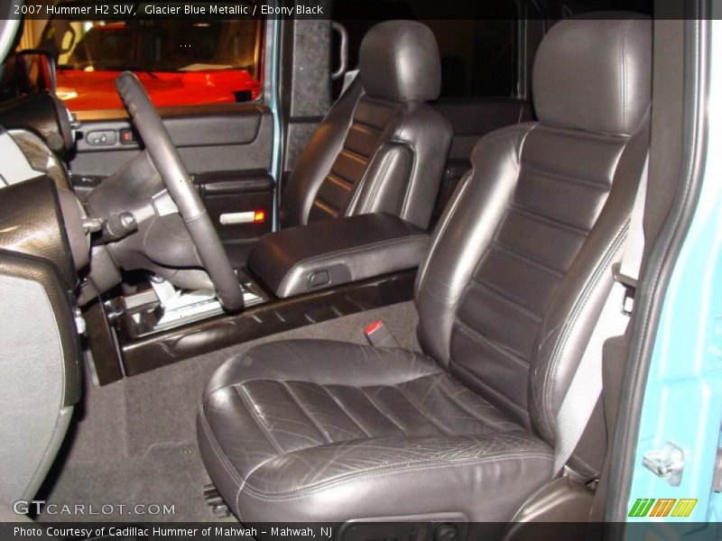 Glacier Blue Metallic / Ebony Black 2007 Hummer H2 SUV