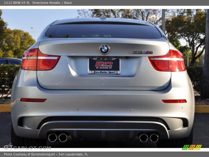 Silverstone Metallic / Black 2010 BMW X6 M