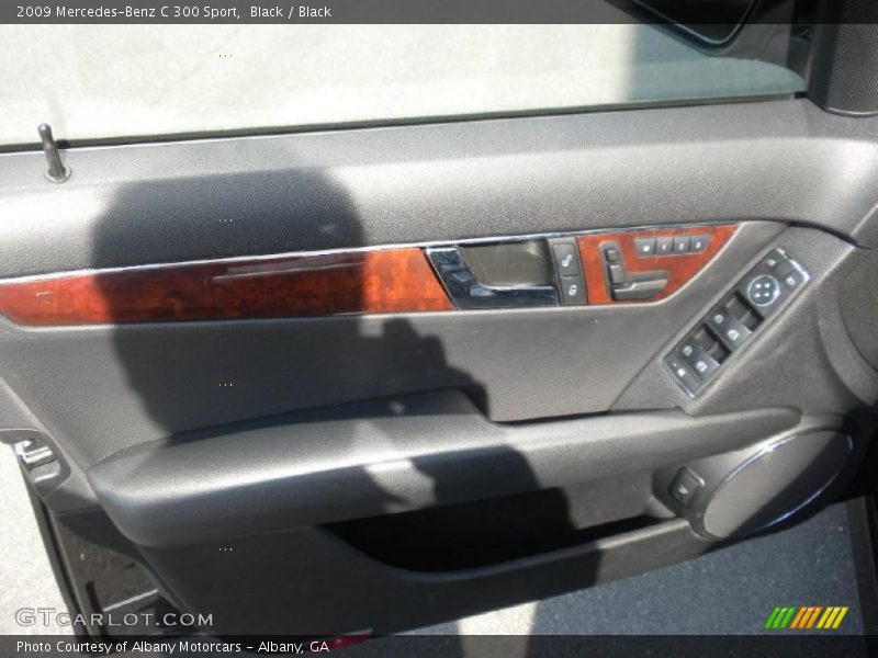 Black / Black 2009 Mercedes-Benz C 300 Sport
