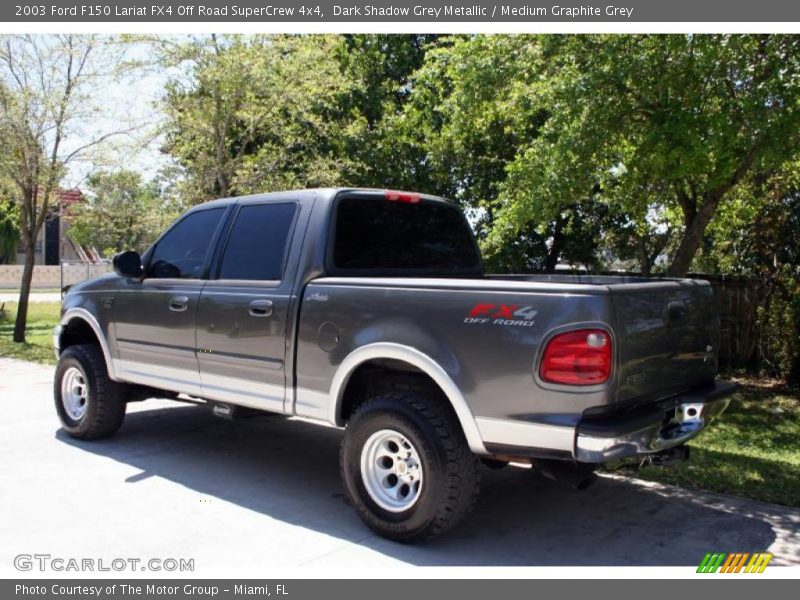 Dark Shadow Grey Metallic / Medium Graphite Grey 2003 Ford F150 Lariat FX4 Off Road SuperCrew 4x4