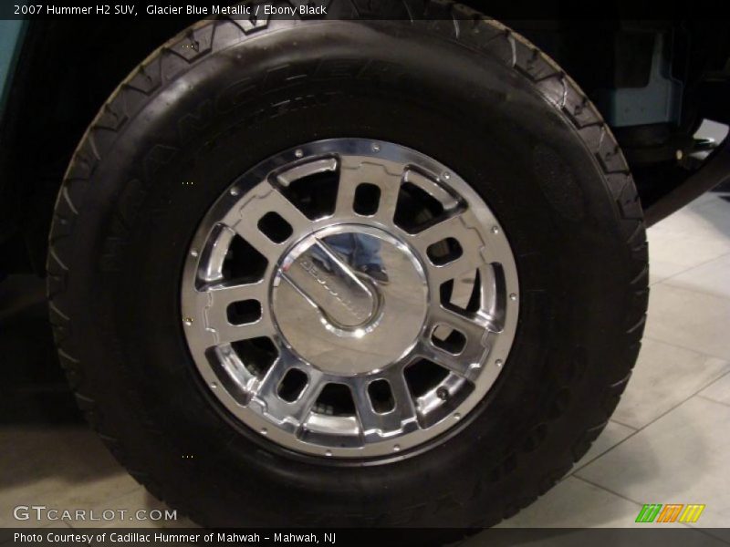 Glacier Blue Metallic / Ebony Black 2007 Hummer H2 SUV