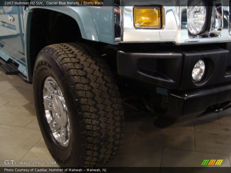 Glacier Blue Metallic / Ebony Black 2007 Hummer H2 SUV