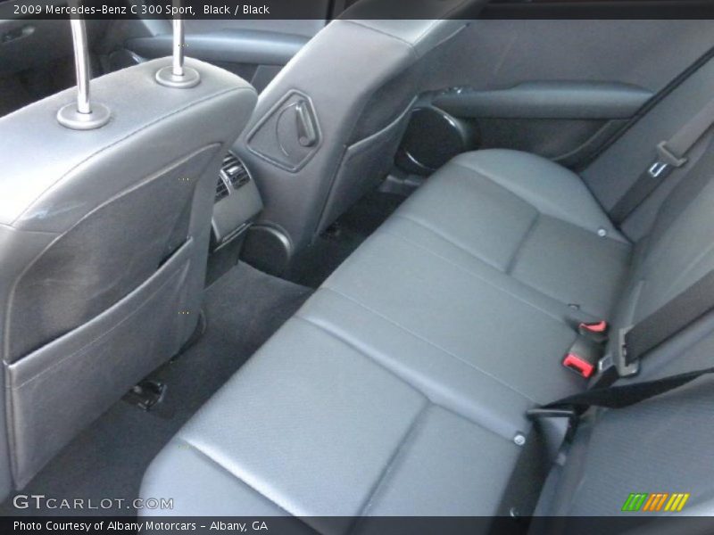 Black / Black 2009 Mercedes-Benz C 300 Sport