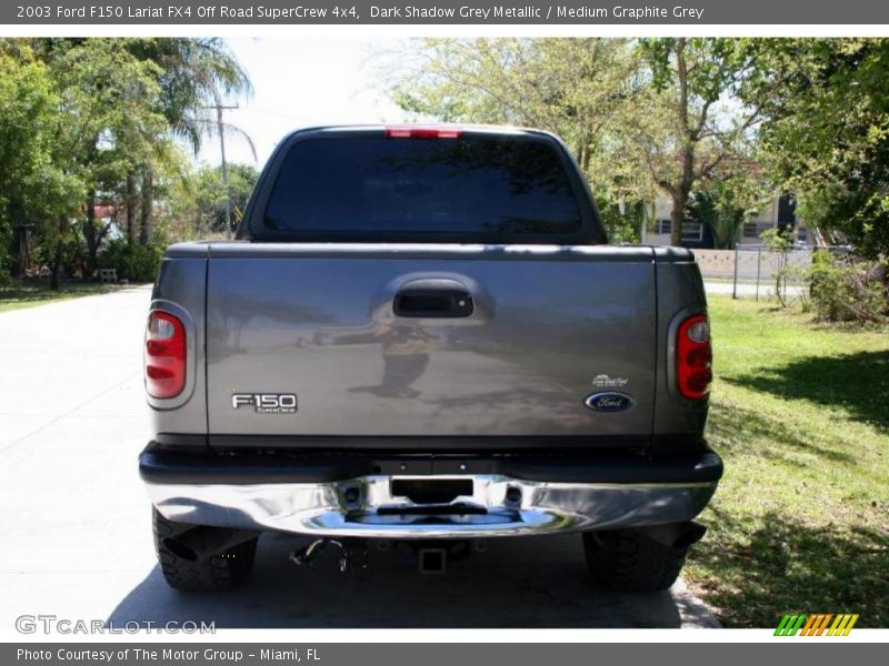Dark Shadow Grey Metallic / Medium Graphite Grey 2003 Ford F150 Lariat FX4 Off Road SuperCrew 4x4