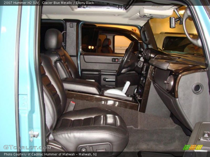 Glacier Blue Metallic / Ebony Black 2007 Hummer H2 SUV