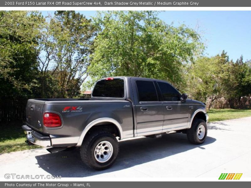 Dark Shadow Grey Metallic / Medium Graphite Grey 2003 Ford F150 Lariat FX4 Off Road SuperCrew 4x4