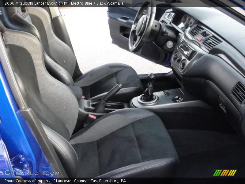  2006 Lancer Evolution IX Black Alcantara Interior