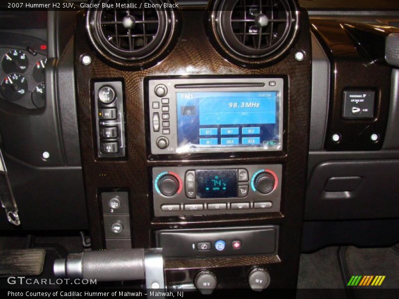 Glacier Blue Metallic / Ebony Black 2007 Hummer H2 SUV