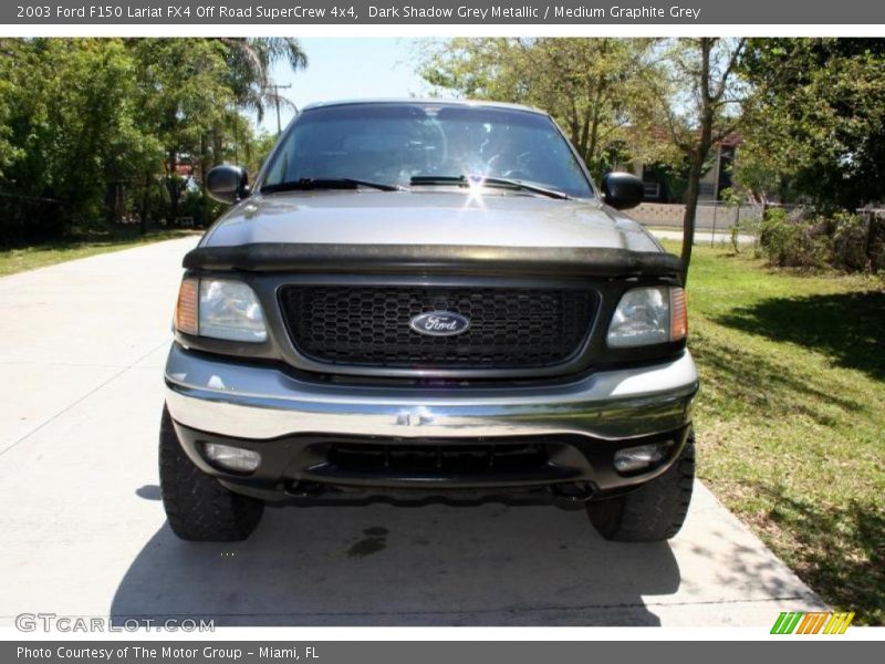 Dark Shadow Grey Metallic / Medium Graphite Grey 2003 Ford F150 Lariat FX4 Off Road SuperCrew 4x4