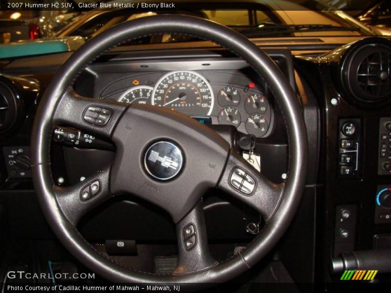 Glacier Blue Metallic / Ebony Black 2007 Hummer H2 SUV