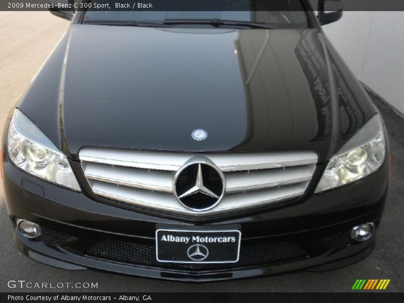 Black / Black 2009 Mercedes-Benz C 300 Sport