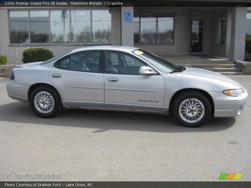Silvermist Metallic / Graphite 2000 Pontiac Grand Prix SE Sedan