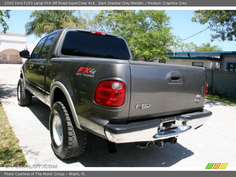 Dark Shadow Grey Metallic / Medium Graphite Grey 2003 Ford F150 Lariat FX4 Off Road SuperCrew 4x4