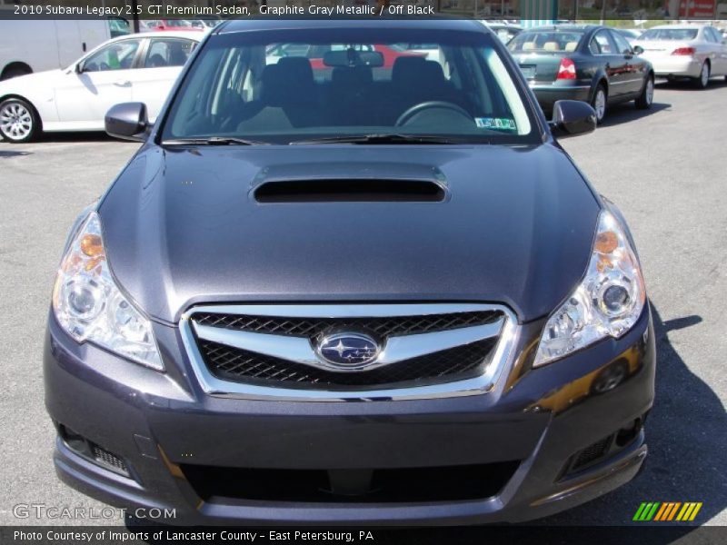 Graphite Gray Metallic / Off Black 2010 Subaru Legacy 2.5 GT Premium Sedan