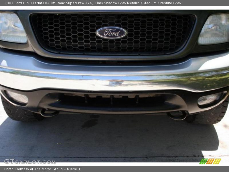 Dark Shadow Grey Metallic / Medium Graphite Grey 2003 Ford F150 Lariat FX4 Off Road SuperCrew 4x4