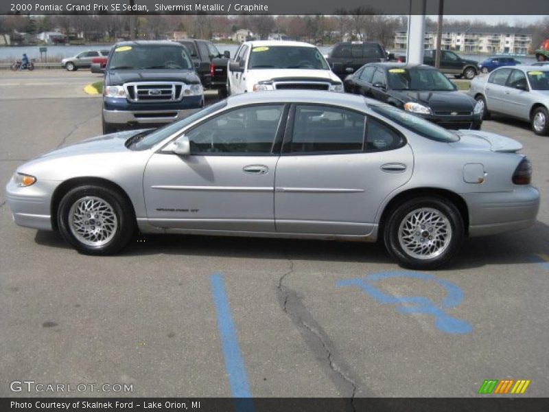 Silvermist Metallic / Graphite 2000 Pontiac Grand Prix SE Sedan