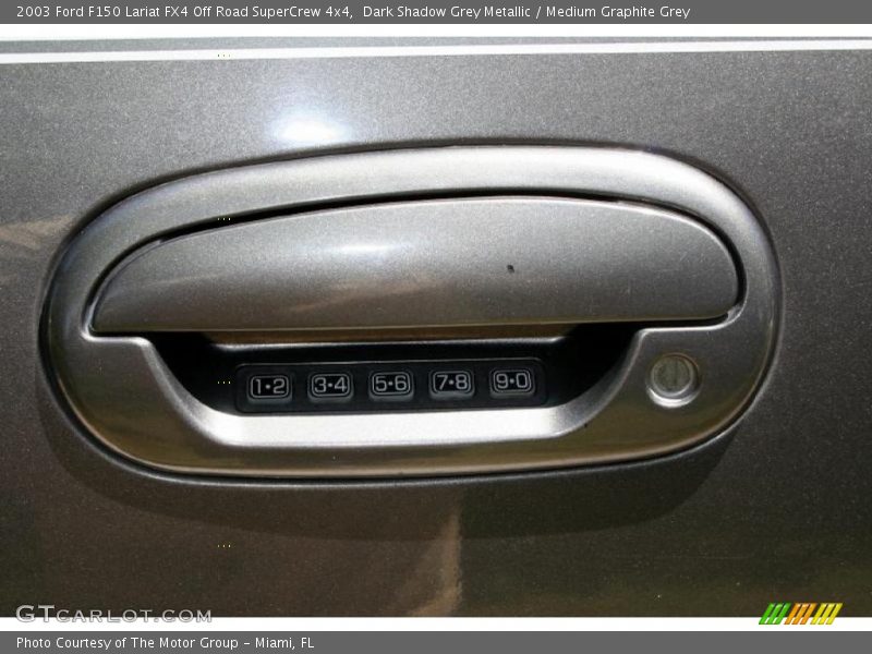 Dark Shadow Grey Metallic / Medium Graphite Grey 2003 Ford F150 Lariat FX4 Off Road SuperCrew 4x4