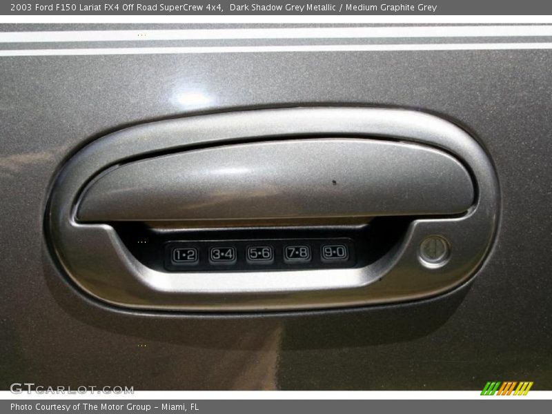 Dark Shadow Grey Metallic / Medium Graphite Grey 2003 Ford F150 Lariat FX4 Off Road SuperCrew 4x4